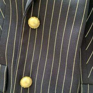 Chico’s striped button up jacket